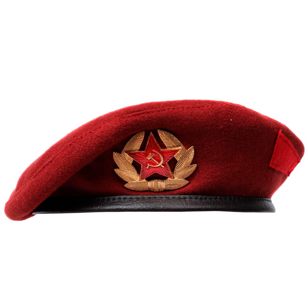 ロシアソビエト栗色ベレー帽軍隊夏spetsnaz帽子